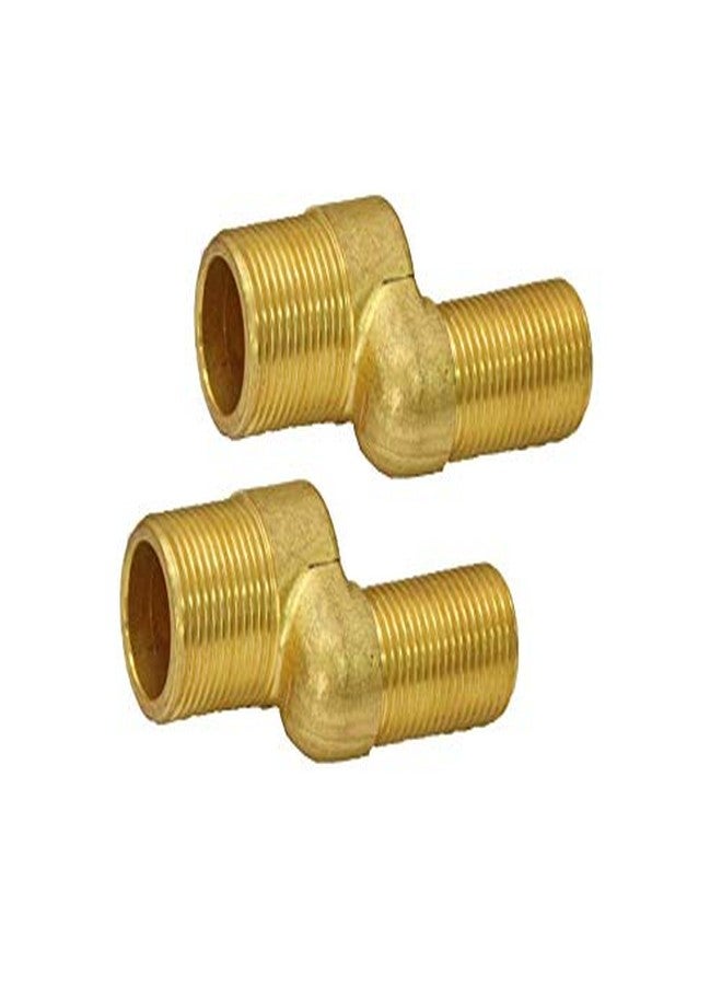 NEW WARE Adjustable Wall Mixer Legs 1/2 x 3/4 Inch Brass | Metro Type Extension Legs for Bathroom Mixer Taps | Pair